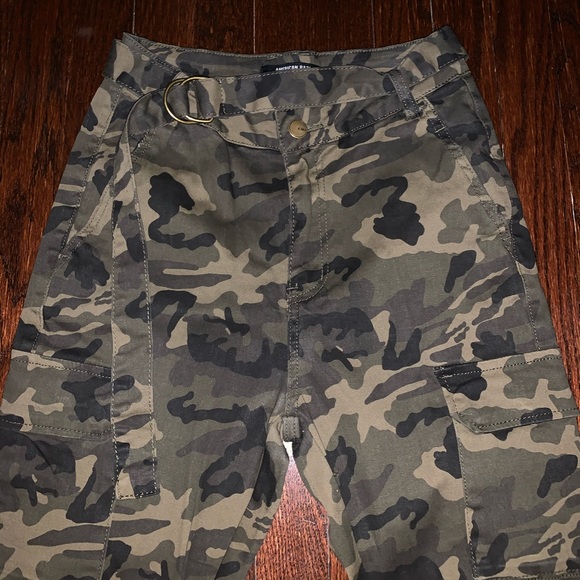American Bazi Pants - Green Camo Cargo Pants